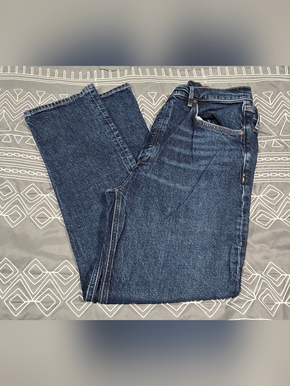 Agolde Riley Long High Waisted Straight Leg Jeans Size 29